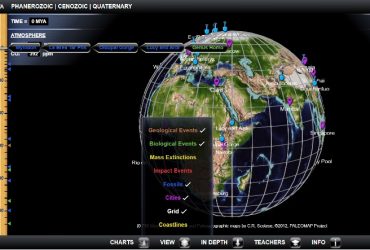 Captura de pantalla del visor EarthViewer